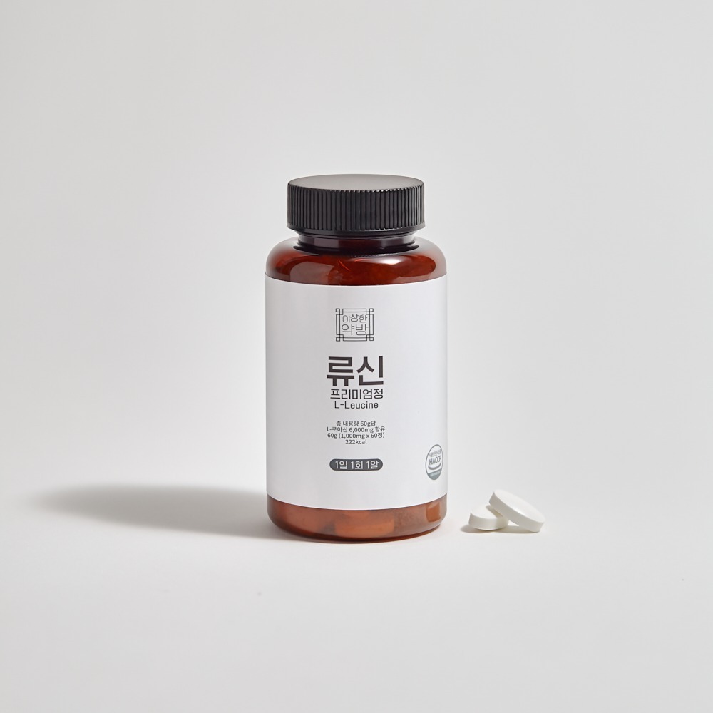 [이상한약방] 류신 프리미엄정 단백질 타블렛 (60정/2개월분)
